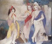 Marie Laurencin Three girl oil on canvas